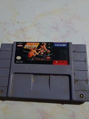 Natsume Championship Wrestling SNES Tested Super Nintendo Video Game